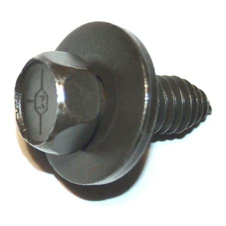 Midwest Fastener 3/8"-16 x 1" Coarse Thread GM Hex Washer Head Body Bolts 8PK 31468